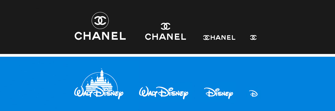 Chanel-logo & Disney-logo
