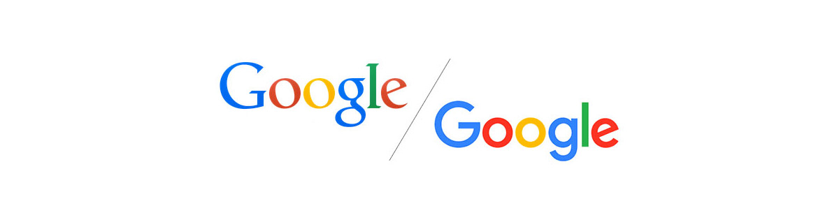 Google logo evolutie