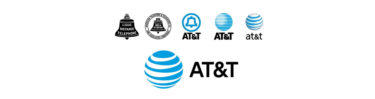 AT&T logo evolutie