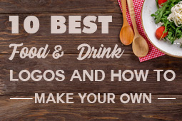 10 beste logo's voor eten en drinken en hoe je je eigen logo maakt
