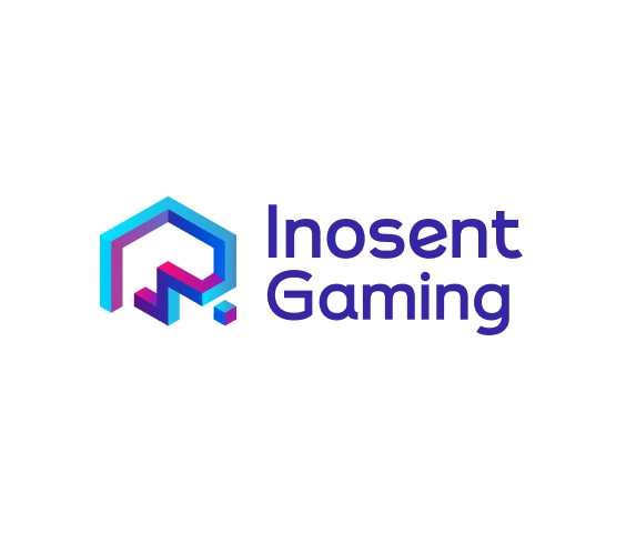 Modern gaminglogo met geometrisch lettericoon