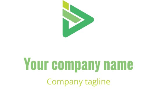 Modern logo ontwerp met een limoen- en goudkleurig palet