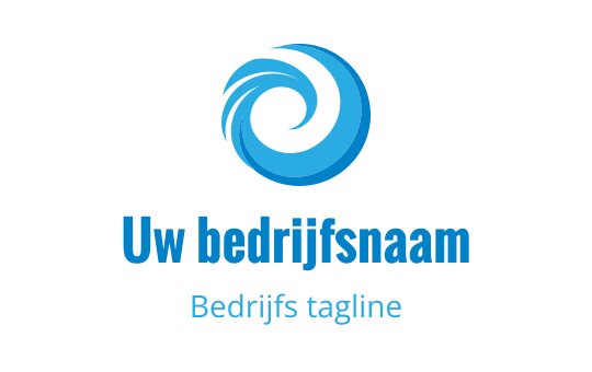 Modern blauw spiraal logo ontwerp met dynamische bewegingselementen