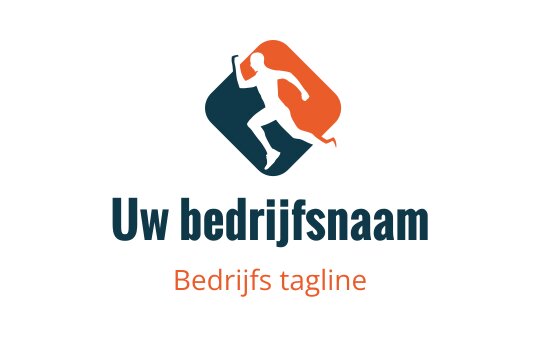 Running logo