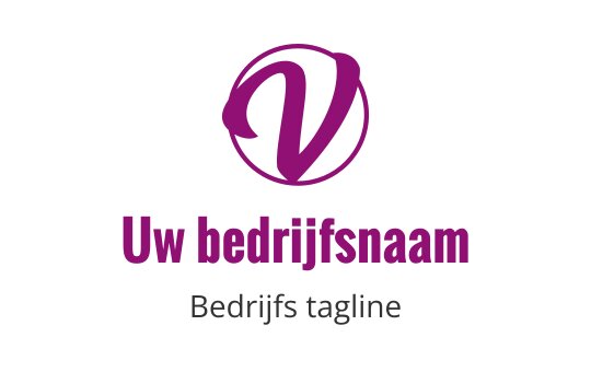 V logo
