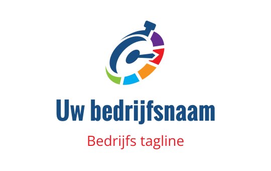 Dynamisch logo ontwerp met een kleurrijke snelheidsmeter en gestileerde letter C