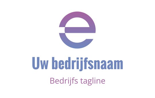 E logo