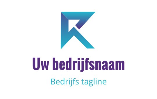 Modern blauw en teal logo ontwerp met een gestileerde letter R