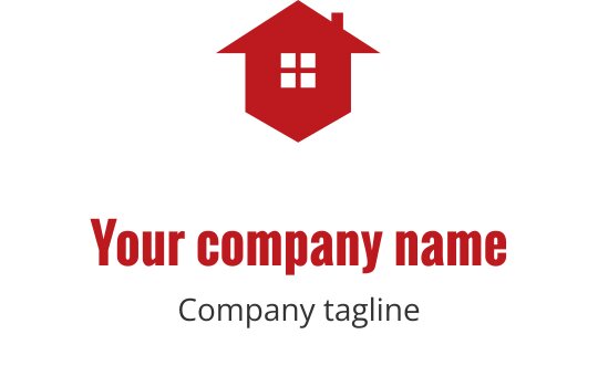 Dapper rood logo ontwerp met gestileerde moersleutel en tandwiel elementen