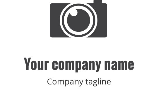Strak grijs logo ontwerp met een gestileerde lettervorm