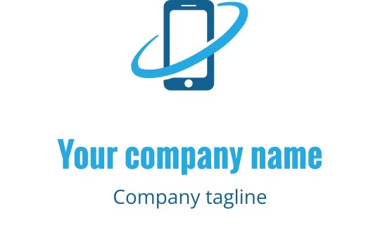 Dynamisch teal en blauw logo ontwerp met gestileerde snelheidslijnen