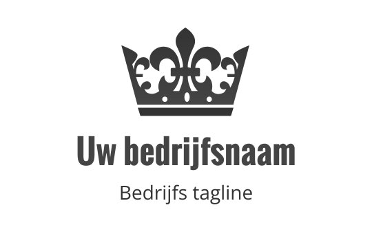 Elegante kroon logo ontwerp met ingewikkelde details en gedurfde typografie