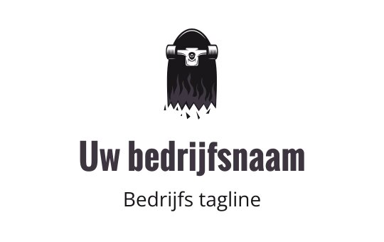 Dapper berenlogo ontwerp met vlammen en moderne typografie