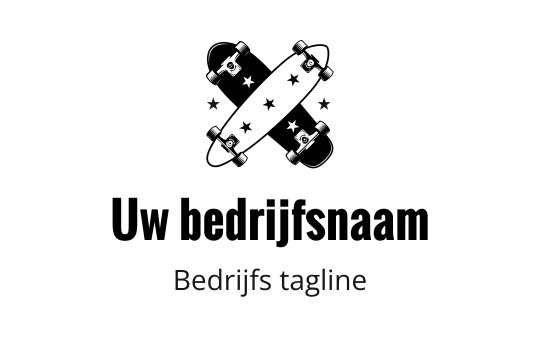 Minimalistisch logo ontwerp met gekruiste sleutels en sterren