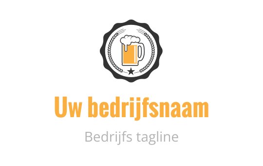 Vintage badge logo ontwerp met een bierpul en steraccenten