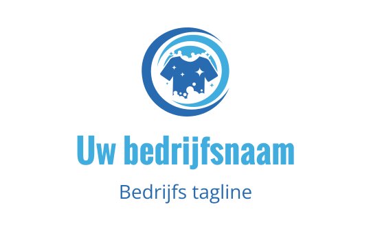 Modern blauw logo met een gestileerde olifant in een cirkelvorm